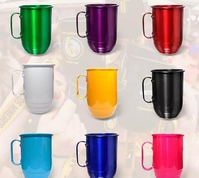 Caneca Aluminio Anodizada